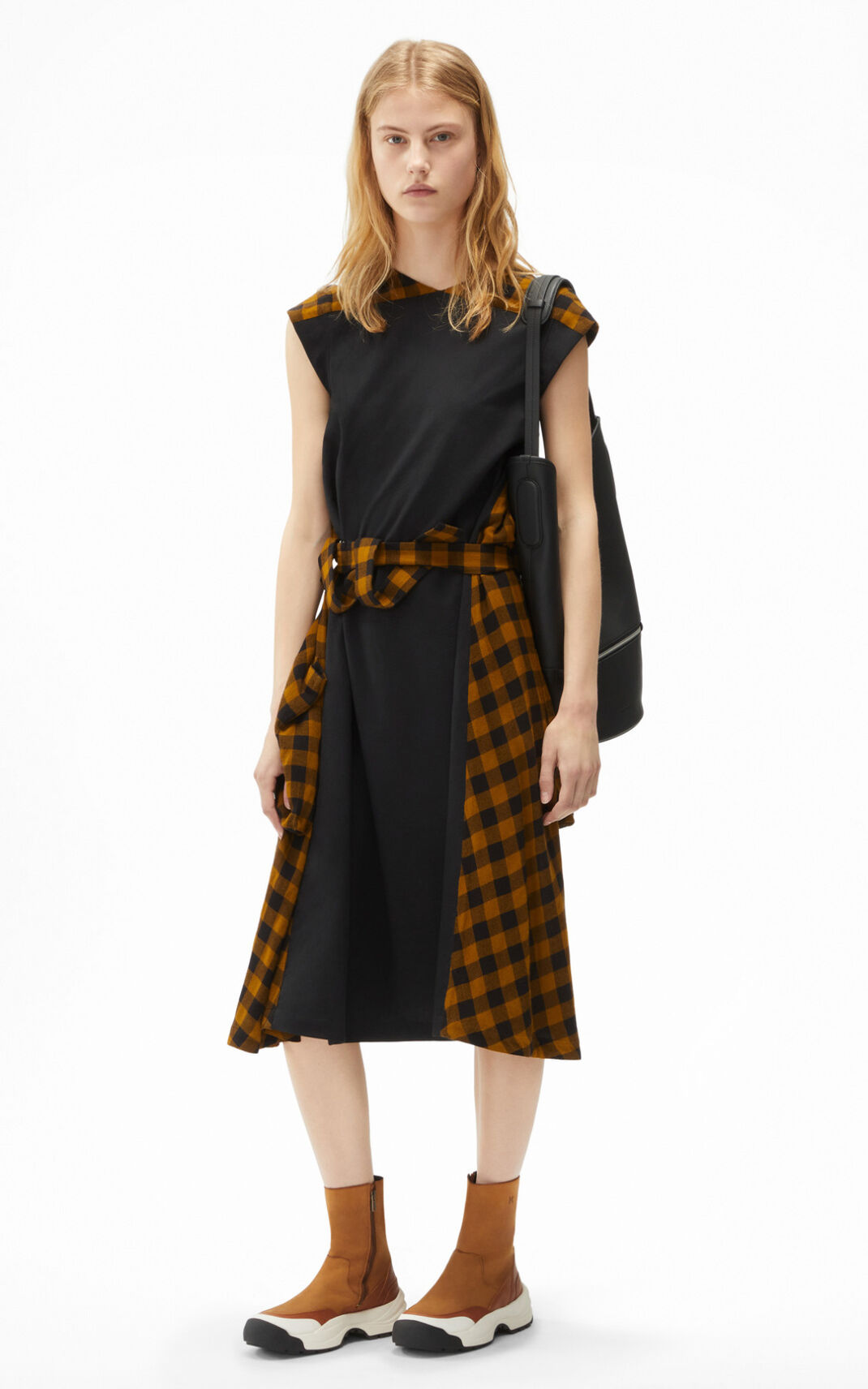 Vestidos Kenzo Sleeveless checked Mujer Marrones - SKU.3186334